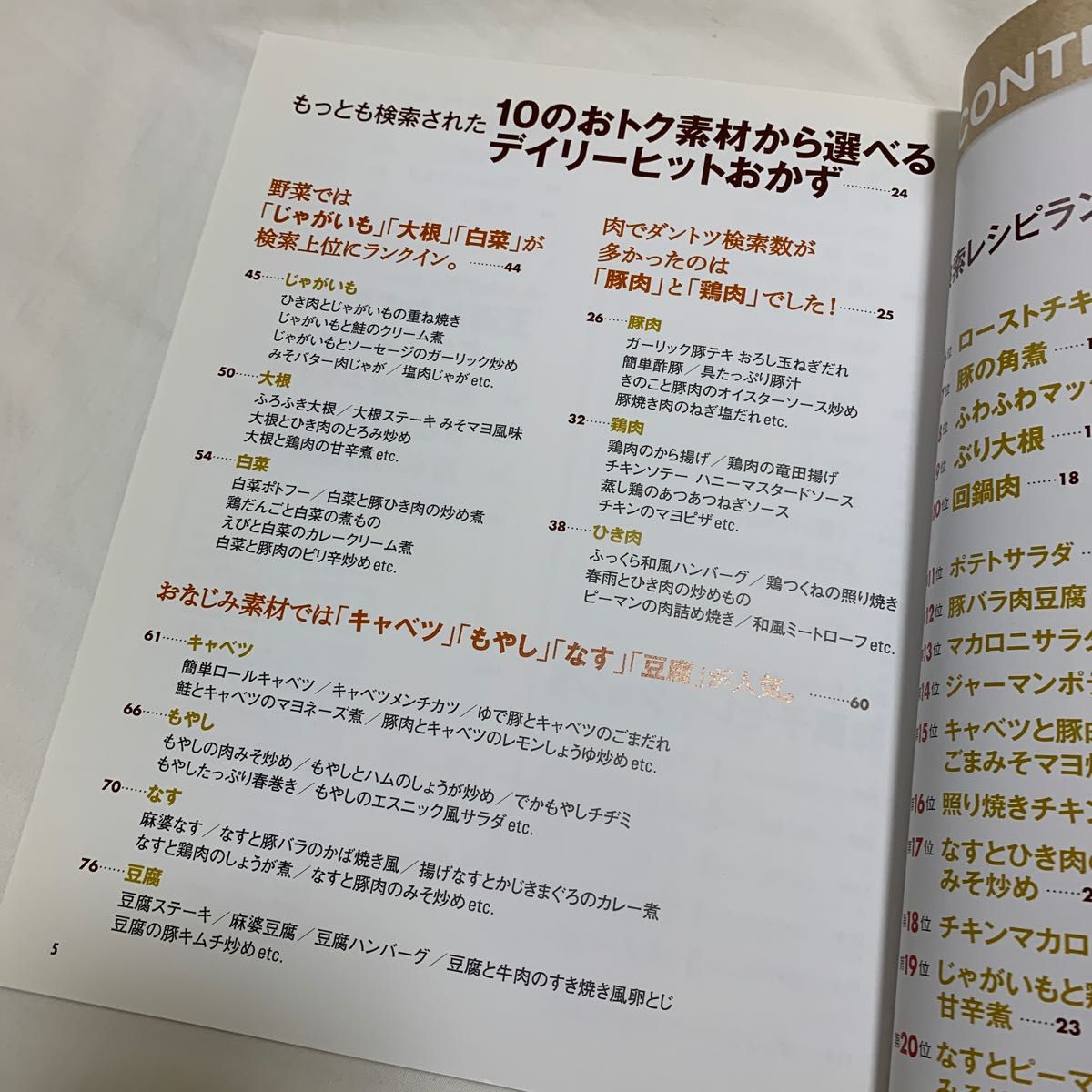 300万人に支持されたオレンジページnetのBESTおかず/レシピ　今日のごはんが必ず決まる！BESTレシピ集