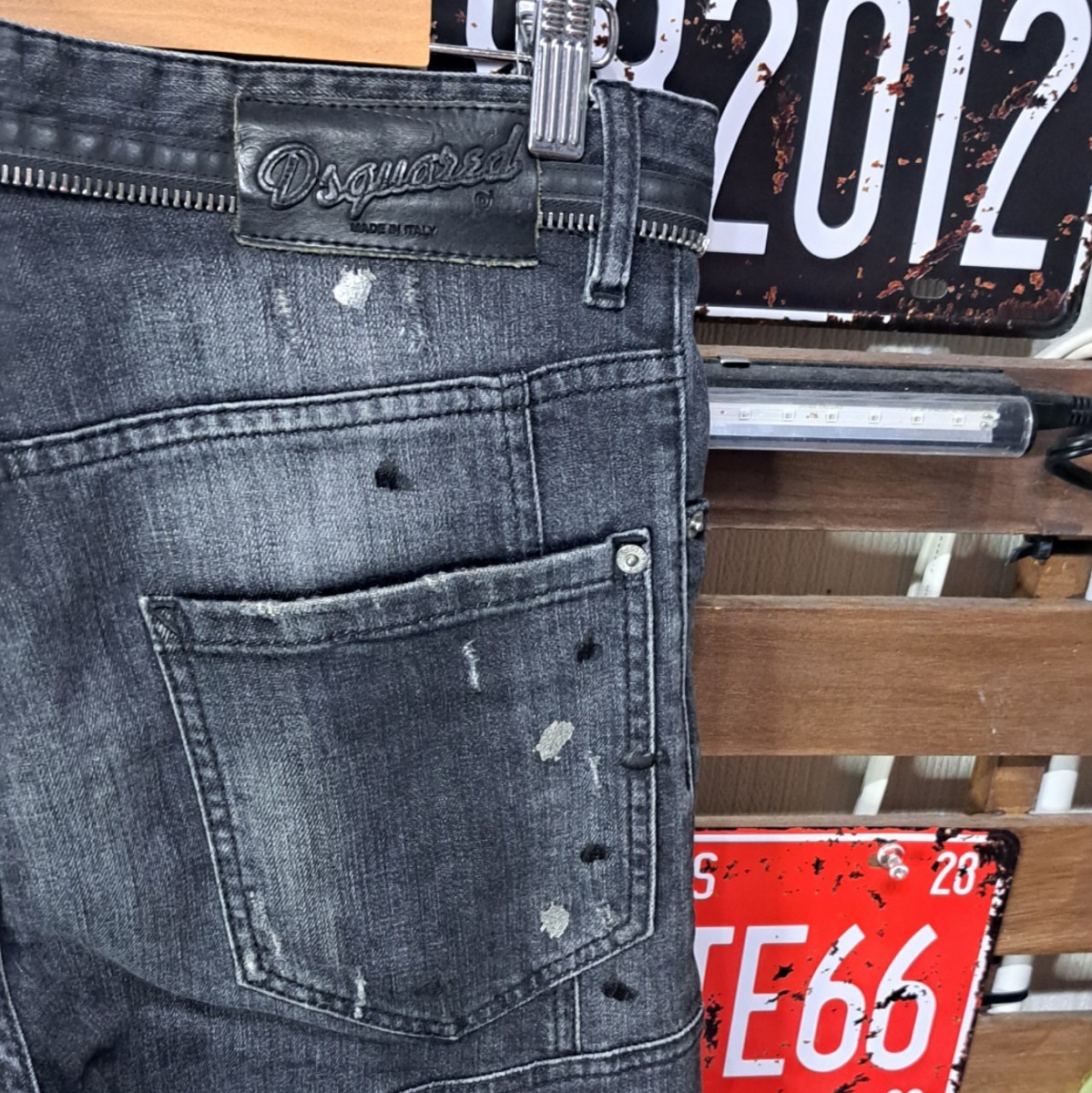 オリジナル 【定価¥93,500】Dsquared2 ディースクエアード バイカーズ