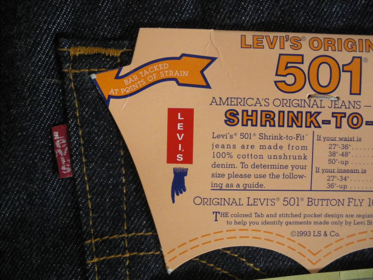 希少 USA製 オリジナル デッドストック Levi's リーバイス 501xx W31