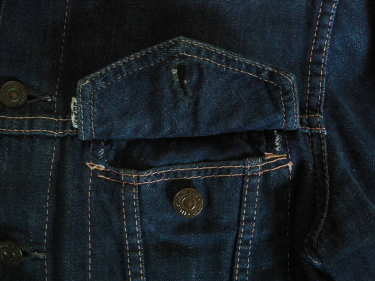 60s 極上 濃紺 美品 LEVIS リーバイス BIGE ビッグE Gジャン 577XX