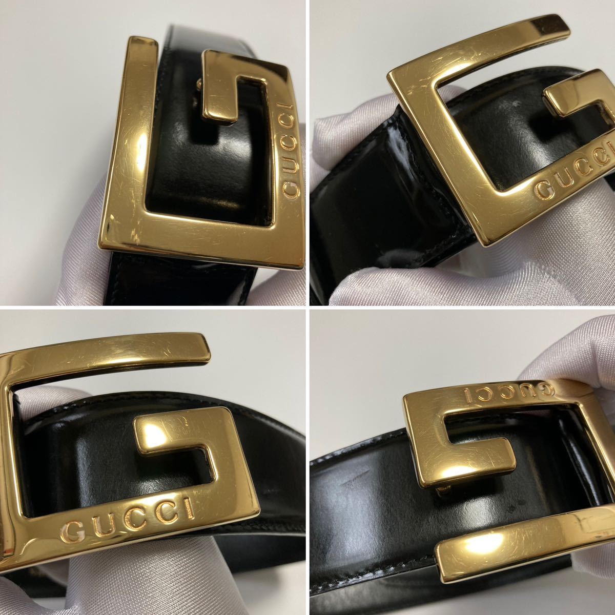 GUCCI グッチ ベルト レディース G 黒 中古 サイズ表記70・28 GUCCI グッチ ベルト レディース G 黒 中古 サイズ表記70・28