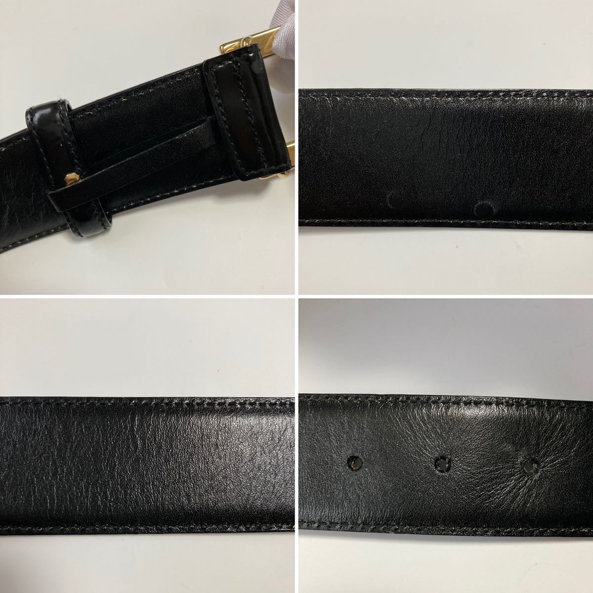 GUCCI グッチ ベルト レディース G 黒 中古 サイズ表記70・28 GUCCI グッチ ベルト レディース G 黒 中古 サイズ表記70・28