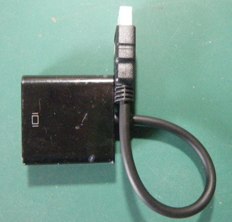 HDMI to VGA (オスtoメス) 変換ケーブル　HDMI VGA 変換 アダプタ_画像1