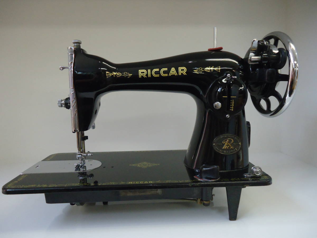 ●○RICCAR リッカー 黒ミシン 足踏みミシン 手工芸 昭和レトロ アンティーク 現状品○●