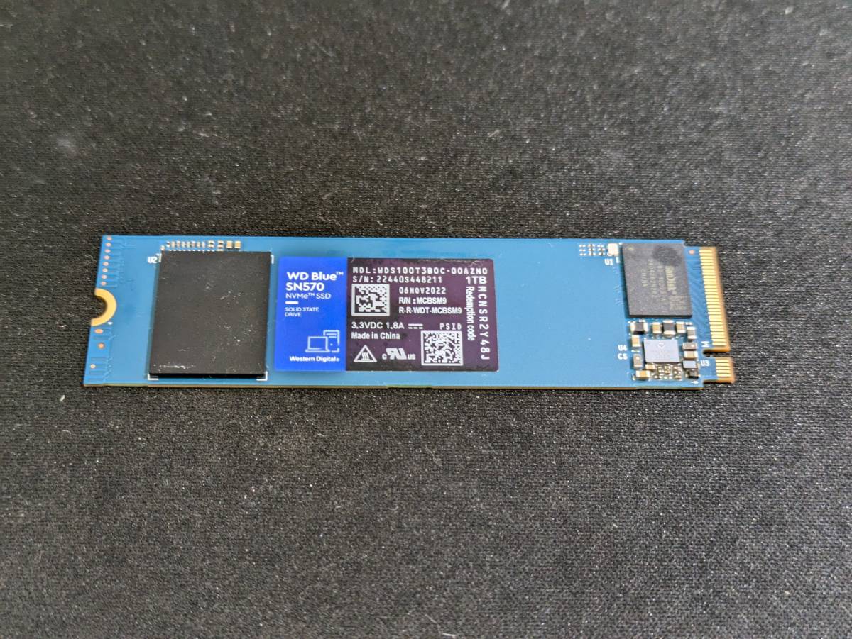 格安販売の NVM Blue 1TB SN570 Digital Western Express WDS100T3B0C