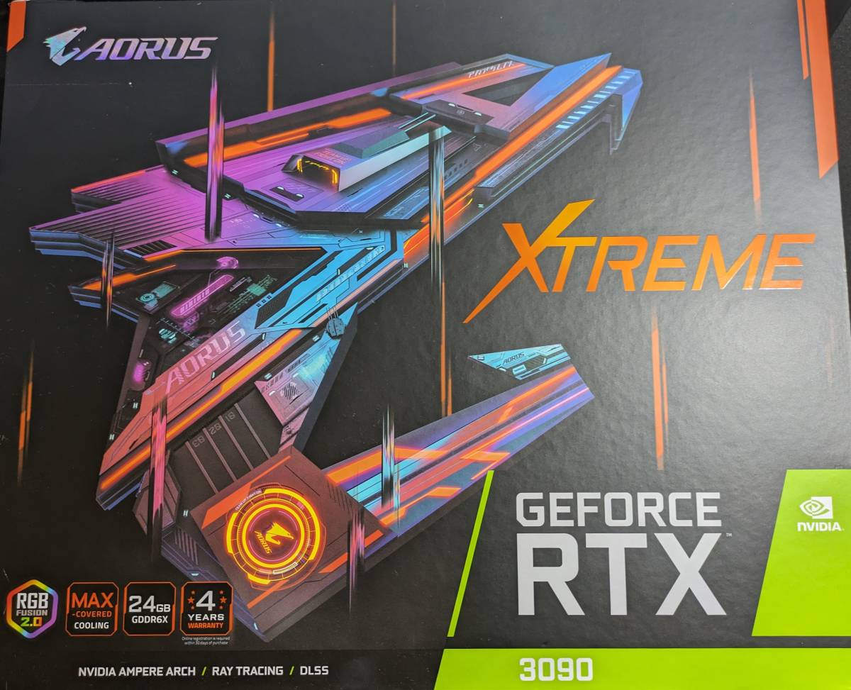 2022年製 新品】 RTX GeForce AORUS GIGABYTE 3090 24GB RTX3090 X