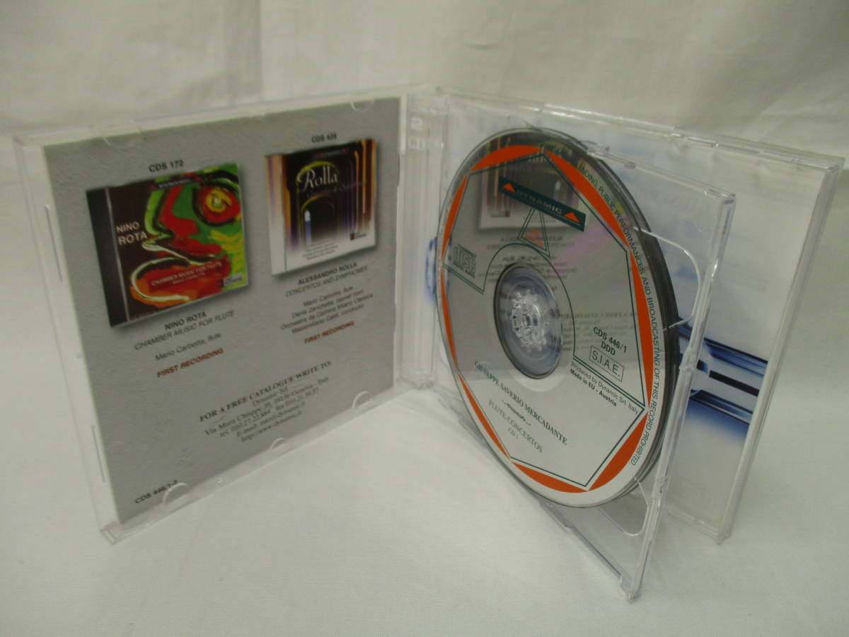 2CD　カルボッタ　メルカダンテ：フルート協奏曲集　CDS 446/1-2_画像3