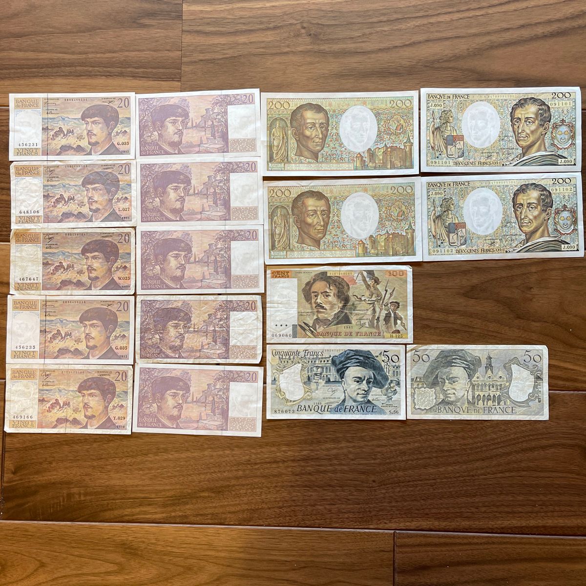 フラン旧紙幣1200フラン