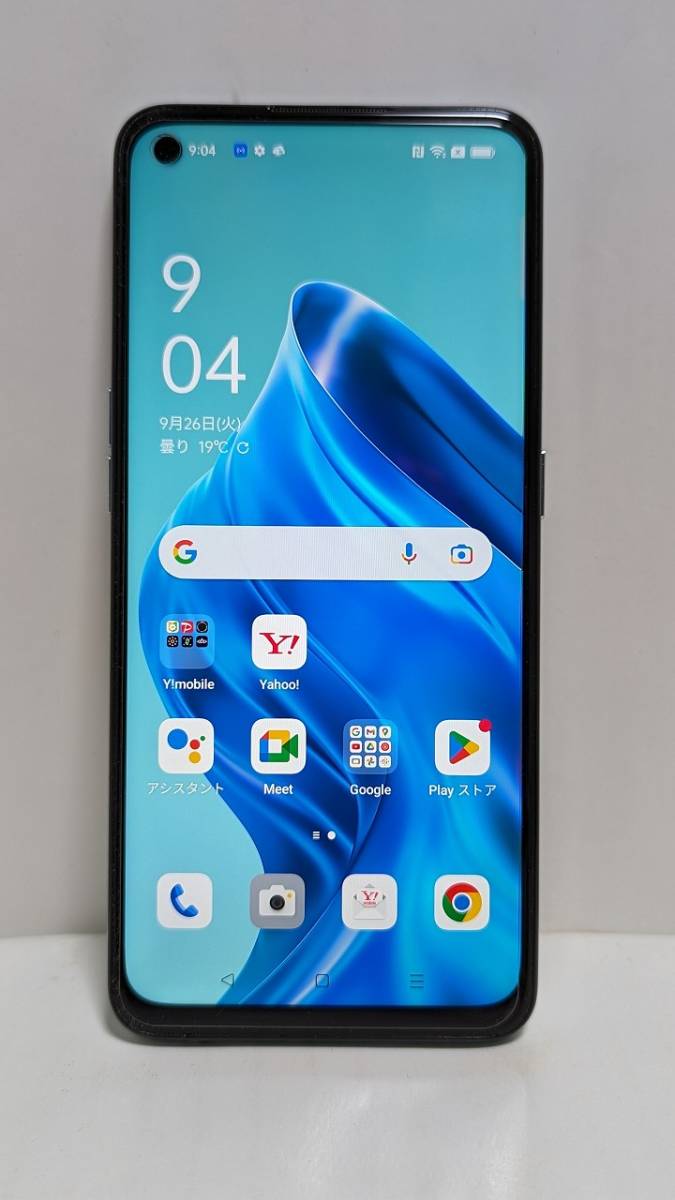 ☆OPPO Reno5 A 6GB 128GB アイスブルー ワイモバイル版 おまけ付 美品