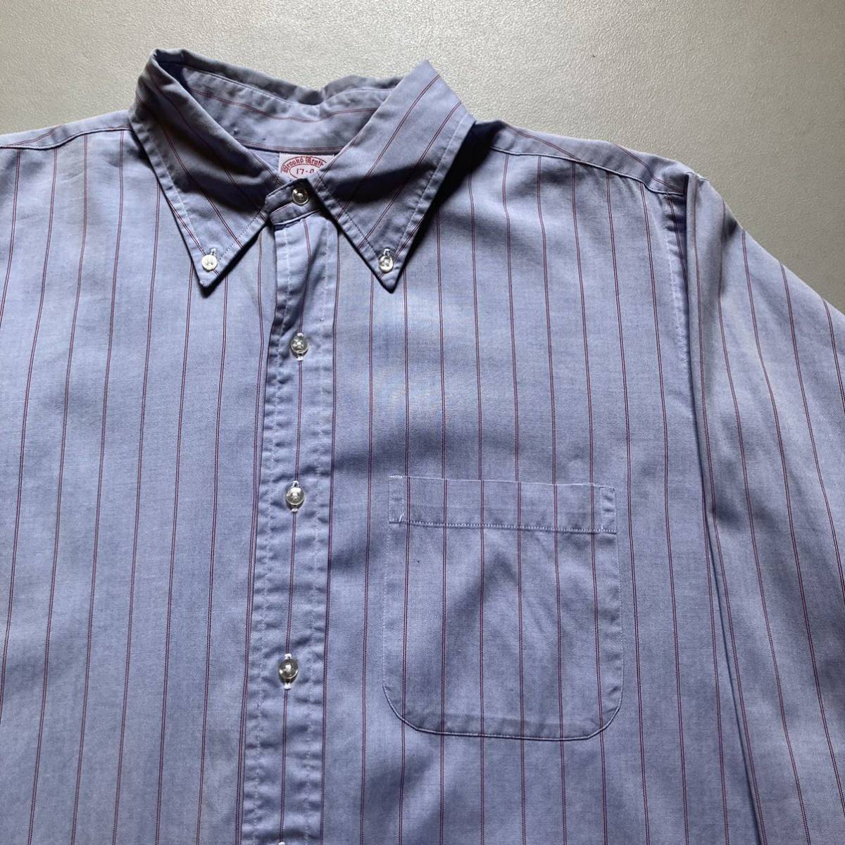 90s Brooks Brothers stripe shirt 90年代 ブルックスブラザーズ ストライプシャツ ボタンダウンシャツ 長袖シャツ_画像4