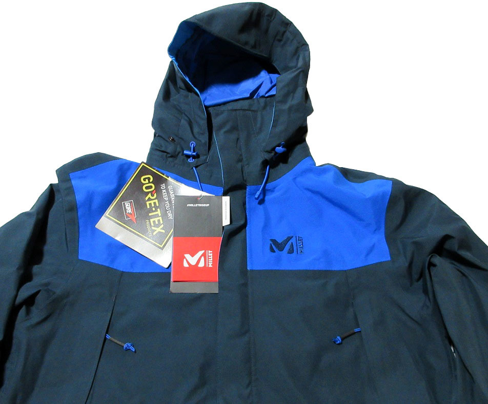 MILLET ミレー GRANDS MONTETS ゴアテックス ジャケット Sサイズ ブルー 登山 トレッキング スキー スノボ
