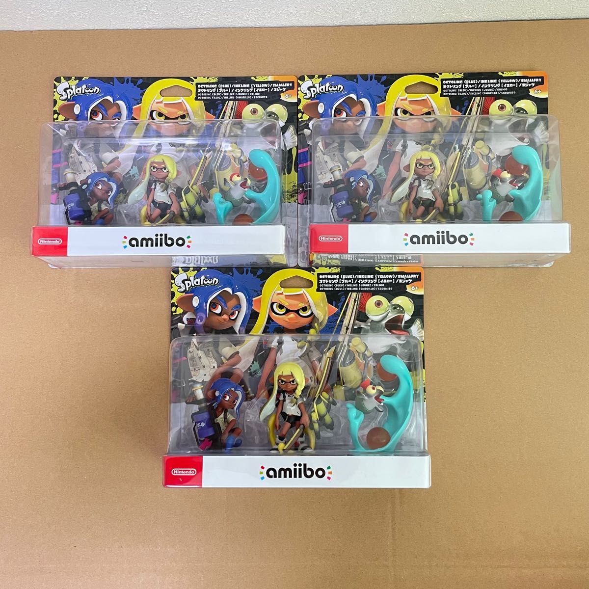 スプラトゥーン3 トリプルセット amiibo 新品未使用未開封 7セット