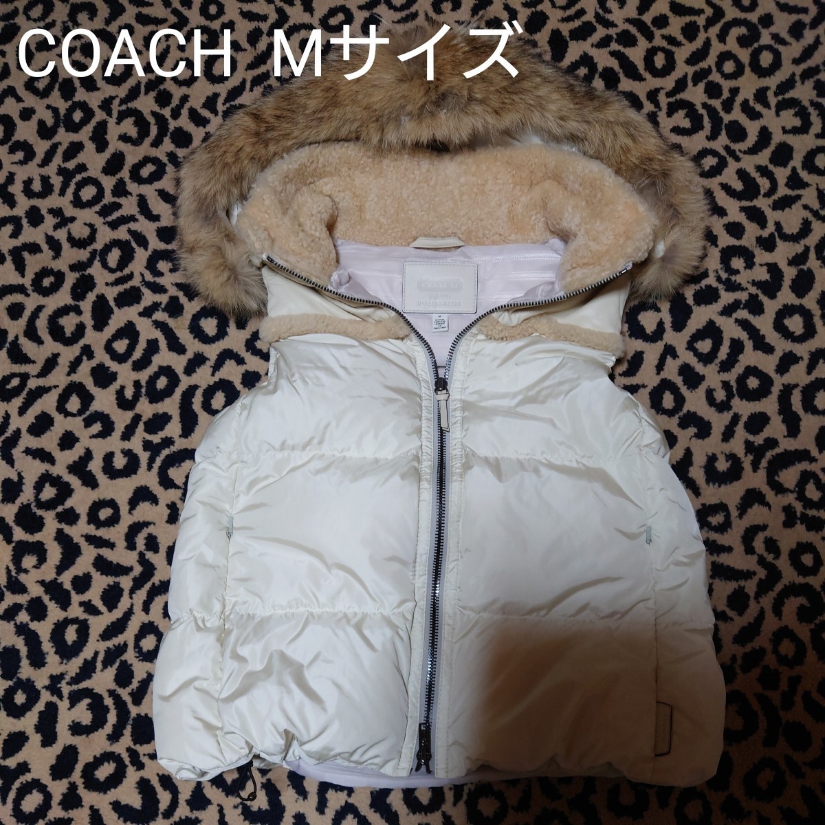 COACH コーチ ダウンベスト ダウンジャケット レディース Mサイズ_画像1