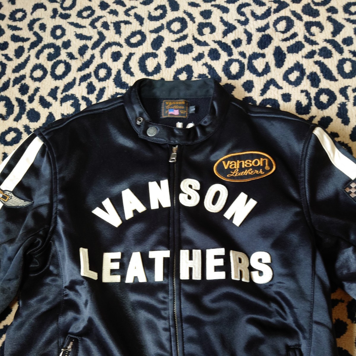 VANSON バンソン ワンスター ライダースジャケット 40周年記念モデル Lサイズ _画像4