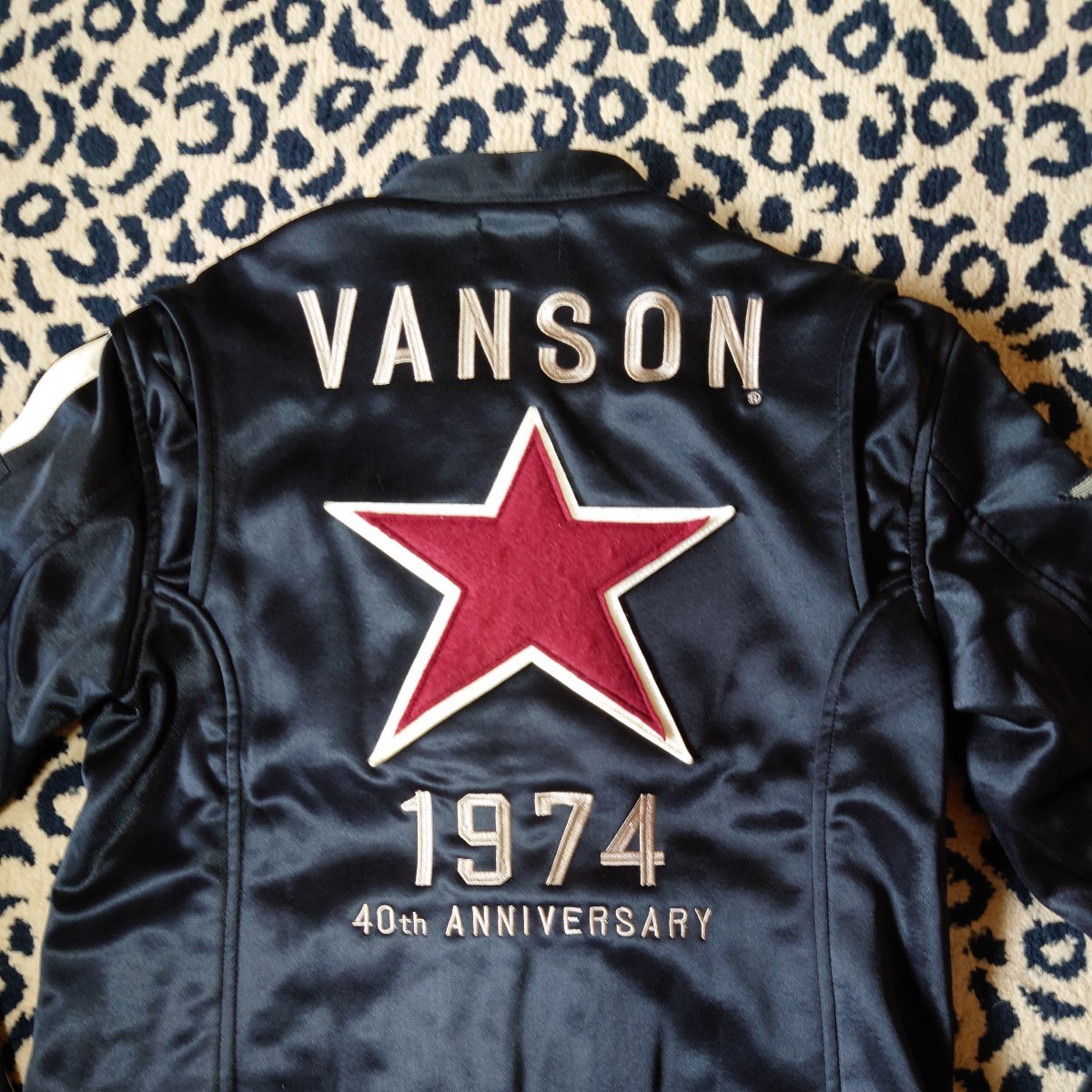 VANSON バンソン ワンスター ライダースジャケット 40周年記念モデル Lサイズ _画像2
