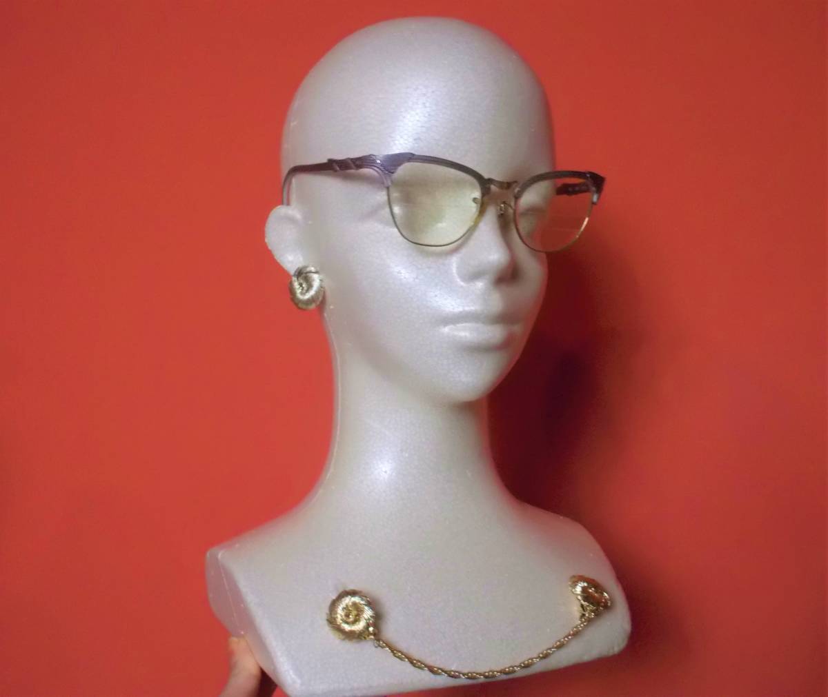 vintage ビンテージ LISNER イヤリング 希少デザイン-
