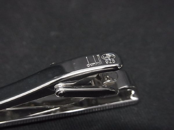 ■極美品■ dunhill ダンヒル SV925 ネクタイピン タイバー タイクリップ ビジネス 紳士 メンズ シルバー系 AQ1303の画像3