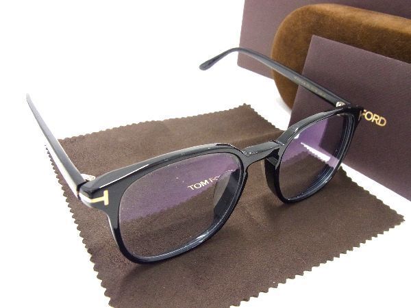 1円 ■美品■ TOM FORD トムフォード 5797-K-B 001 度入り サングラス メガネ 眼鏡 レディース メンズ ブラック系 AR7573