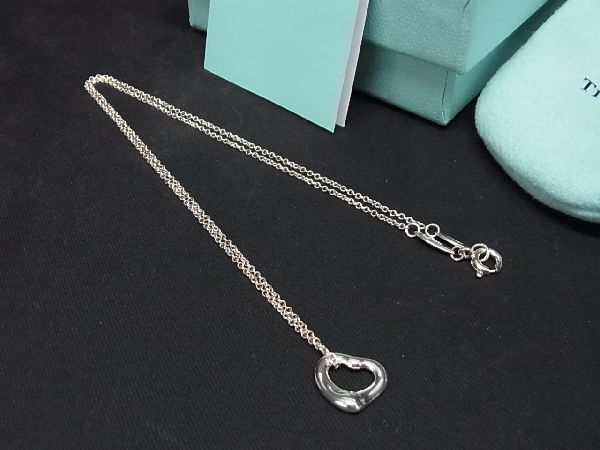 ■新品■未使用■ TIFFANY＆Co ティファニー エルサペレッティ オープンハート SV925 ネックレス アクセサリー シルバー系 AR5755