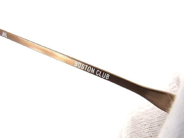 ■極美品■ BOSTON CLUB ボストンクラブ COL.03 メガネ 眼鏡 レディース メンズ ブロンズ系 AP6694_画像4