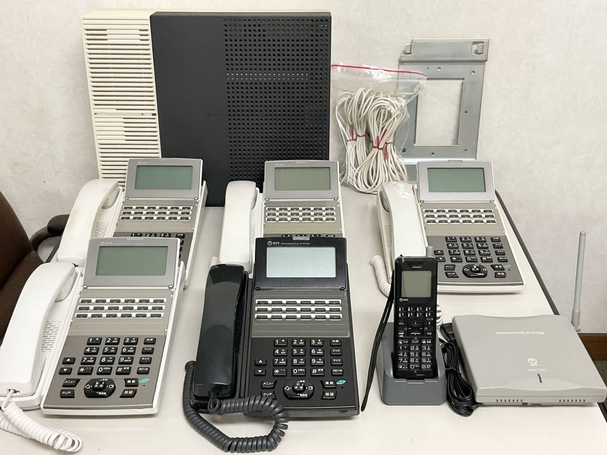 NTT NXⅡ NX2S 主装置・電話機6台セット DCL・4BRU付