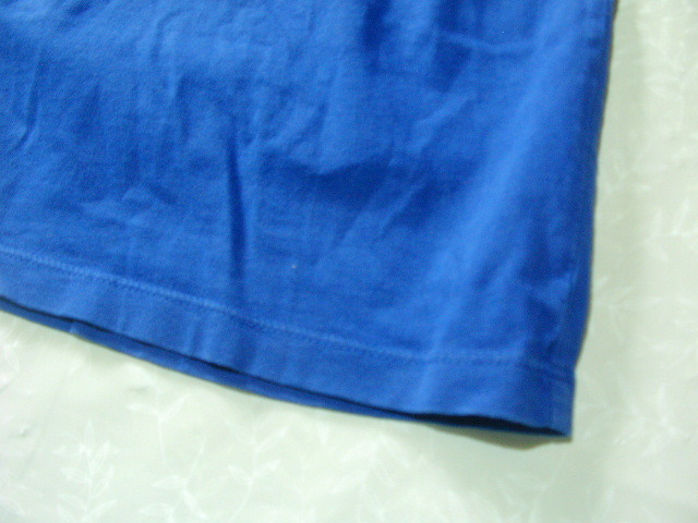 ssy7108 GAP ギャップ 長袖 Tシャツ カットソー ブルー ■ 無地 ■ Vネック シンプル コットン100 Sサイズ_画像8