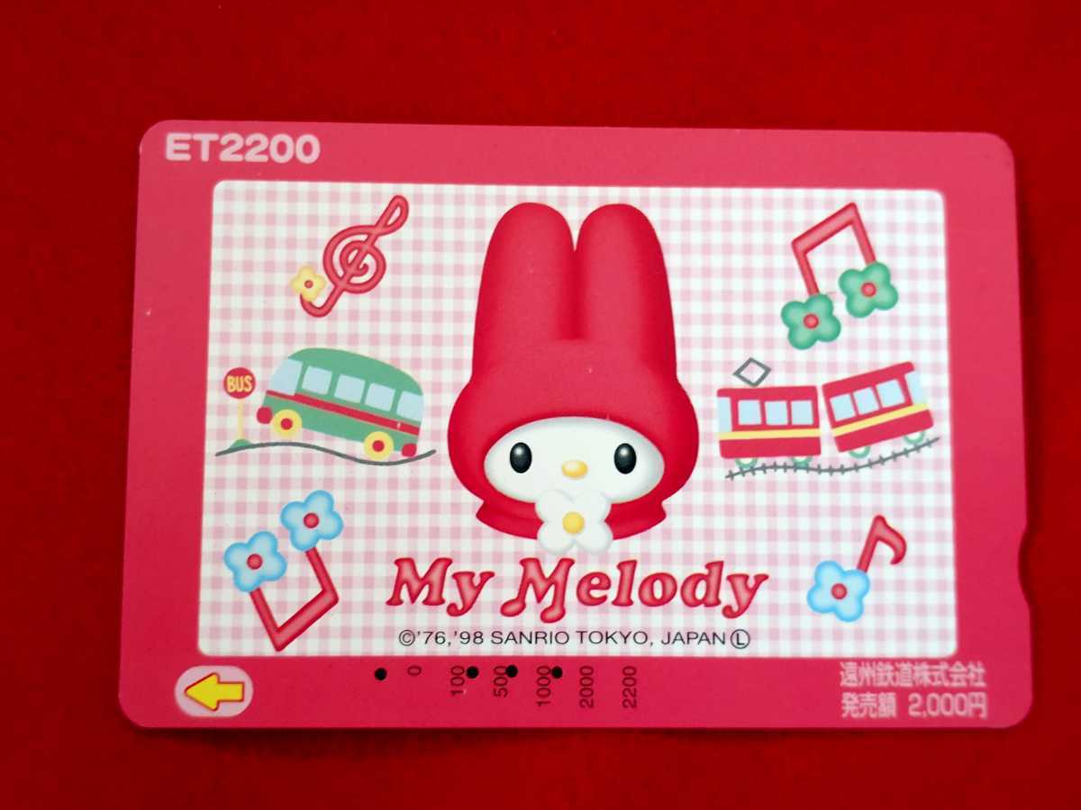 SANRIO　My Melody 　サンリオ　マイメロディ　ETカード 【使用済】 専用パッケージ付き 限定販売品 _画像3