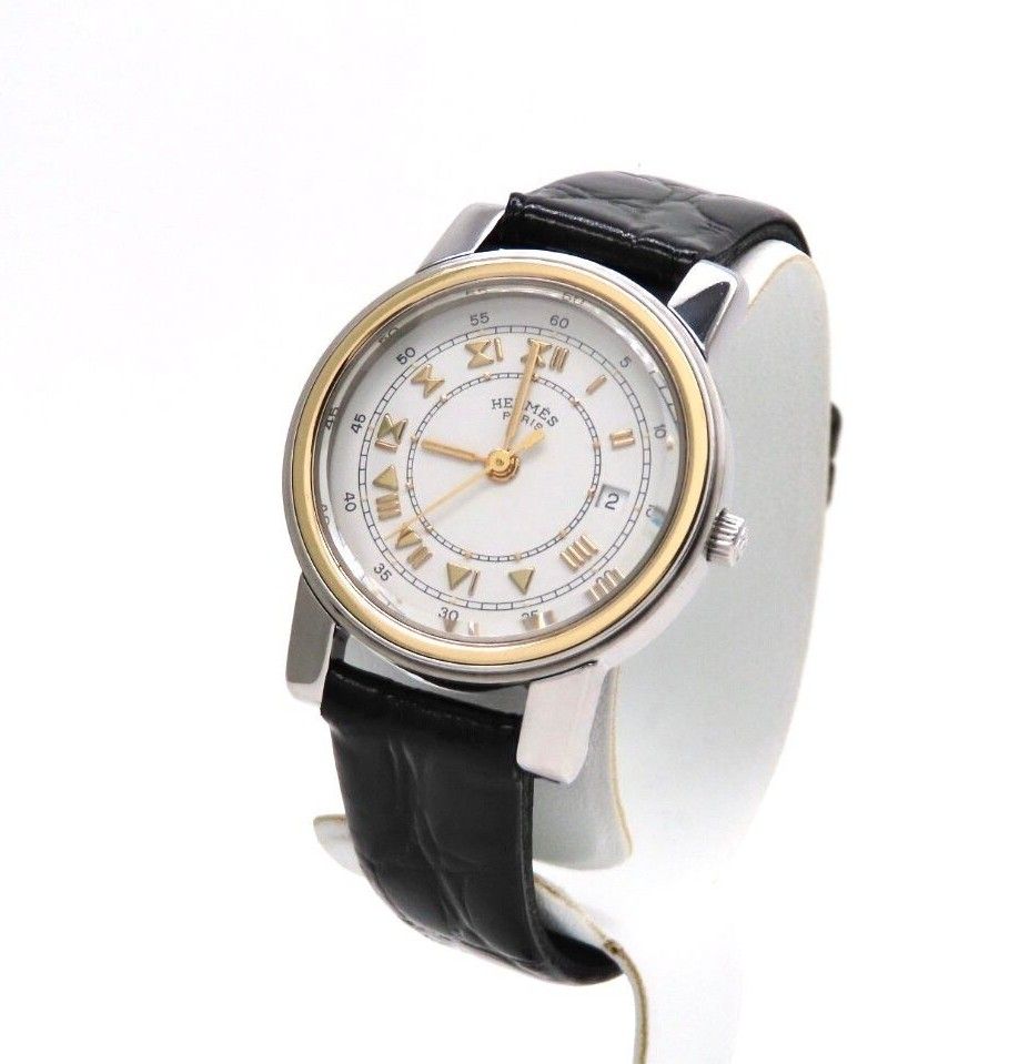 キャリック 'エルメス 時計' コンビモデル ホワイト極美品