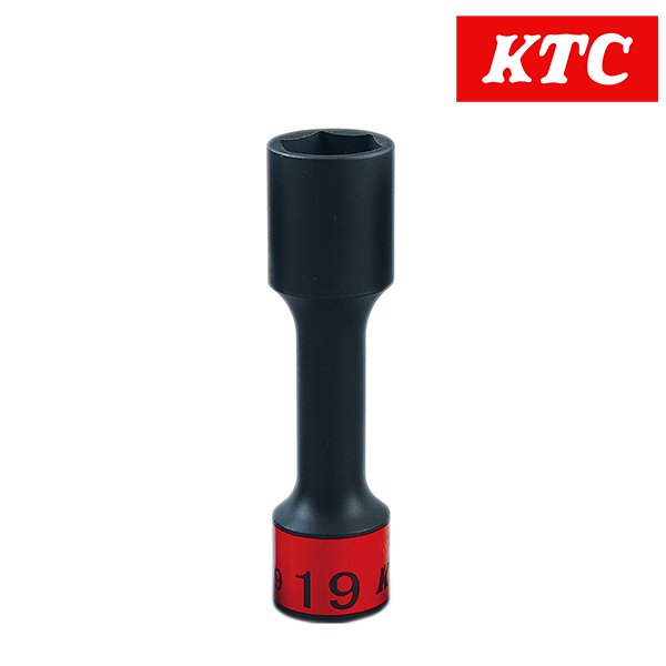 KTC 12.7sq インパクト用 ホイールナットソケット 19mm BP49-19 KTC ソケットレンチ ゴムクッション付き_画像1