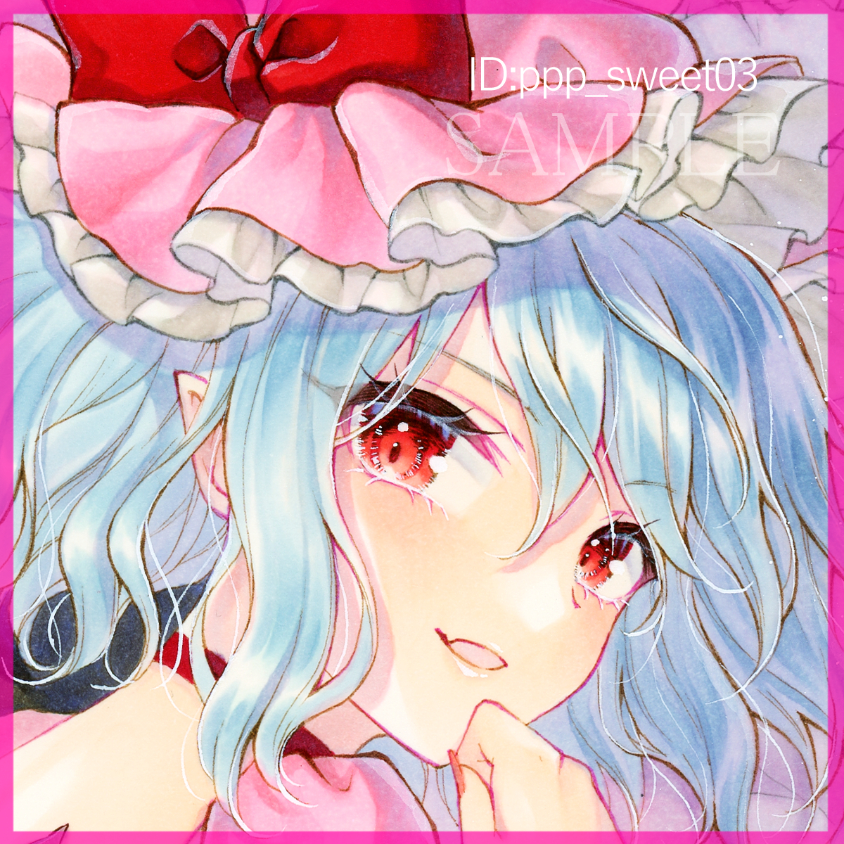 同人手描き東方イラスト「レミリア・スカーレットとフランドール 同人手描き東方イラスト「レミリア・スカーレットとフランドール