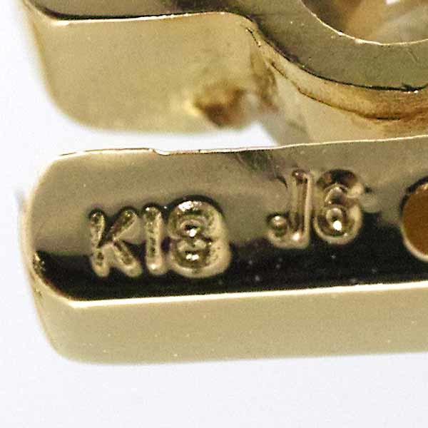 当社の ダイヤモンド 0.16ct 18金イエローゴールド K18YG タイピン