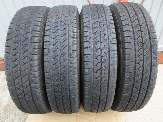 冬1496 ブリヂストン BLIZZAK VL1 155/80R14 88/86N LT 2021年 スタッドレス 中古 4本 ♪ BRIDGESTONE ブリザック_画像1