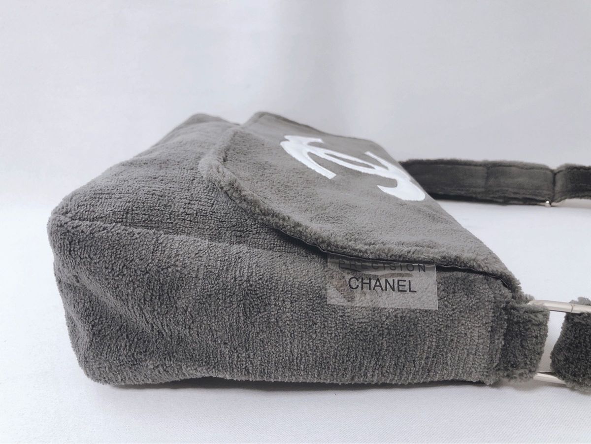 鑑定済 新品未使用 CHANEL シャネル パイル地 ノベルティ 鑑定済 新品未使用 CHANEL シャネル パイル地 ノベルティ