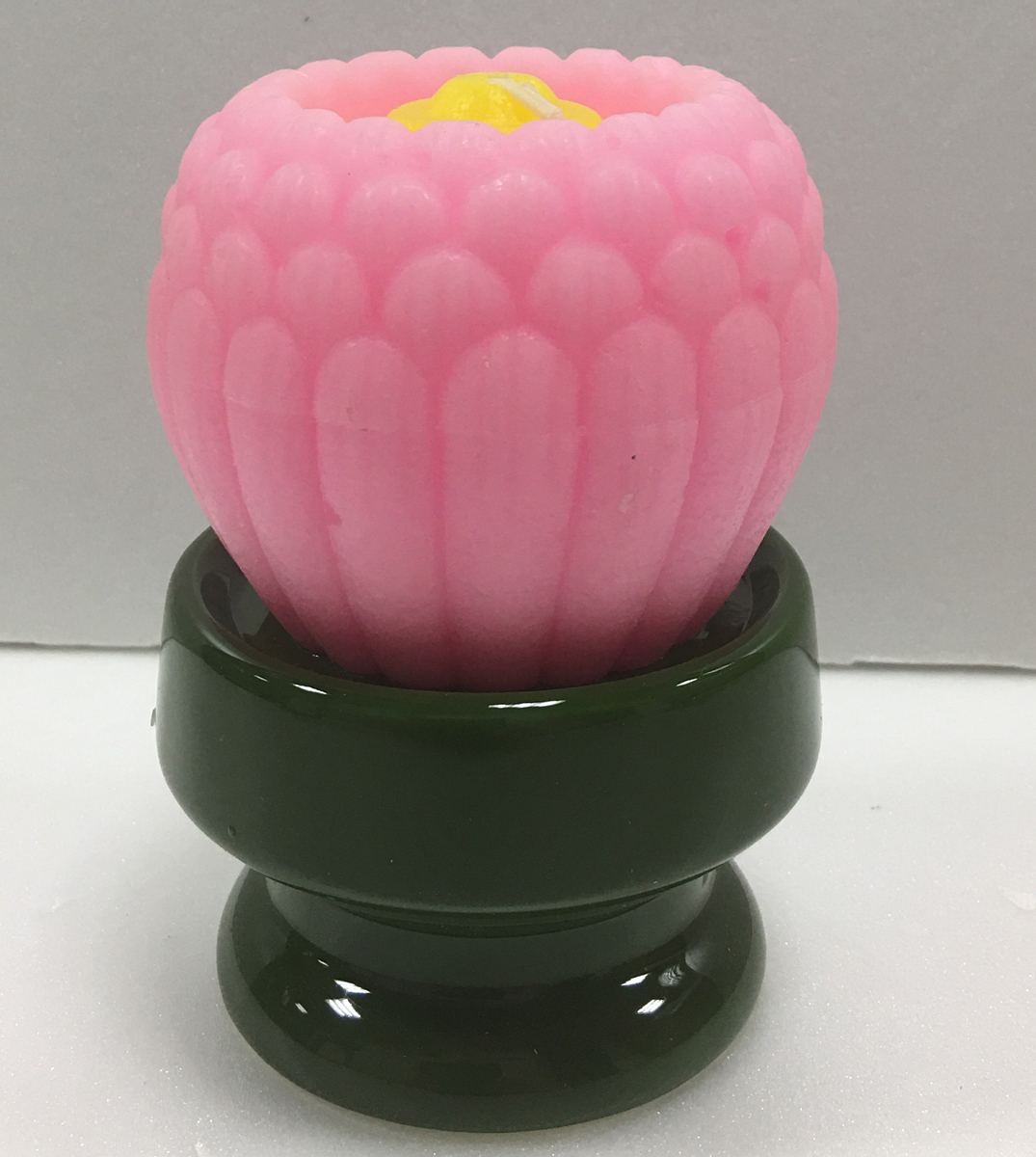  Buddhist altar fittings chrysanthemum pink ceramics pcs attaching burning hour approximately 20 hour low sok peach color candle candle made in Japan low sok family Buddhist altar 