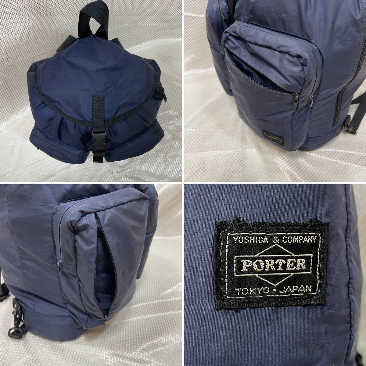 良品】サブ収納が凄い 吉田カバン PORTER ポーター 軽量 リュック