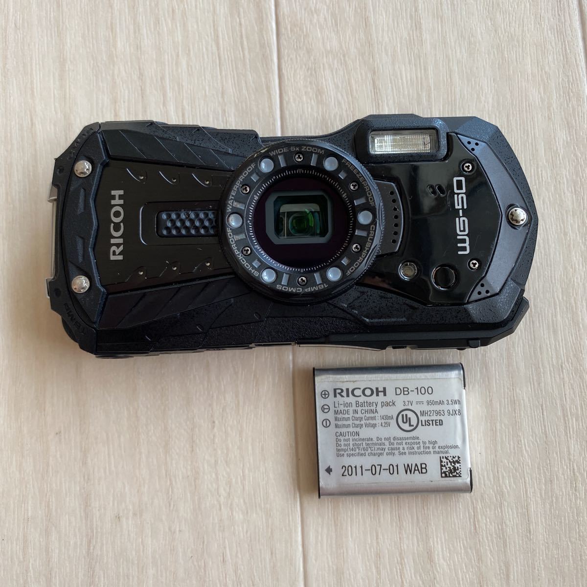 全てのアイテム (中古品)RICOH 防水デジタルカメラ RICOH WG-50