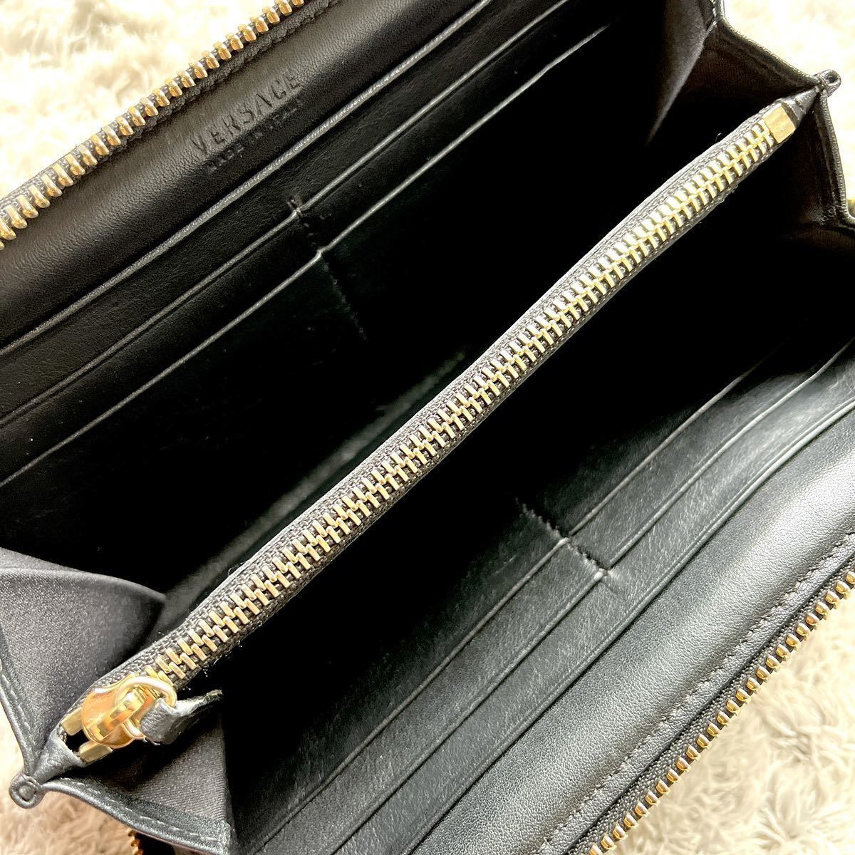 VERSACE ヴェルサーチ メデューサ 財布 箱.保存袋付き 長財布 VERSACE ヴェルサーチ メデューサ 財布 箱.保存袋付き 長財布
