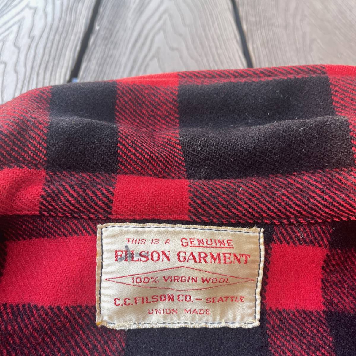 VINTAGE FILSON UNION MADE ビンテージ　フィルソン　マッキーノ　クルーザー　1950`S 美品_画像7