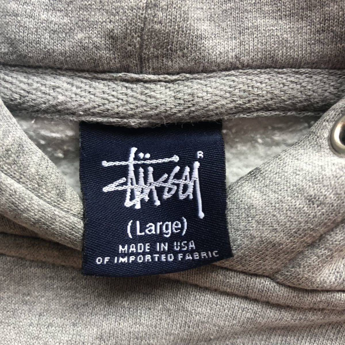 送料520円　OLD stussy TOKYO INT2 STUSSY オールドステューシー紺タグ　90s ビンテージ　パーカー　スウェットパーカー USA製 サイズL_画像6