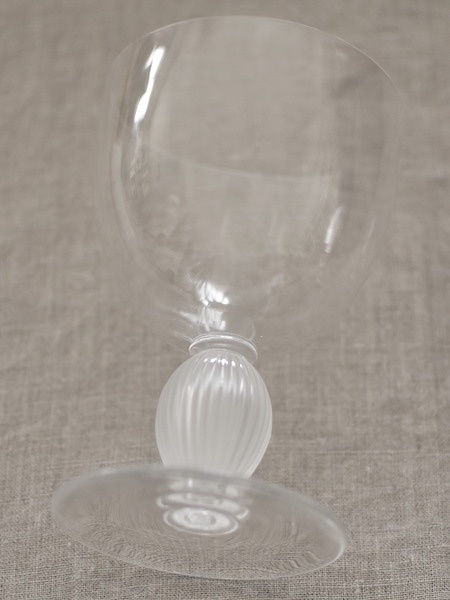 ラリック LALIQUE ランジェ ボルドーワイングラス_画像4