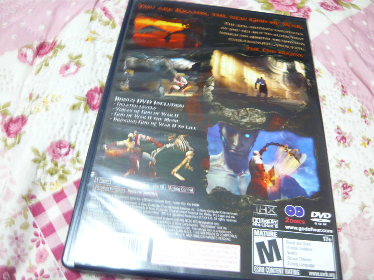 ★PS2ソフト GOD OF WAR TWO DISC SET(北米版)★