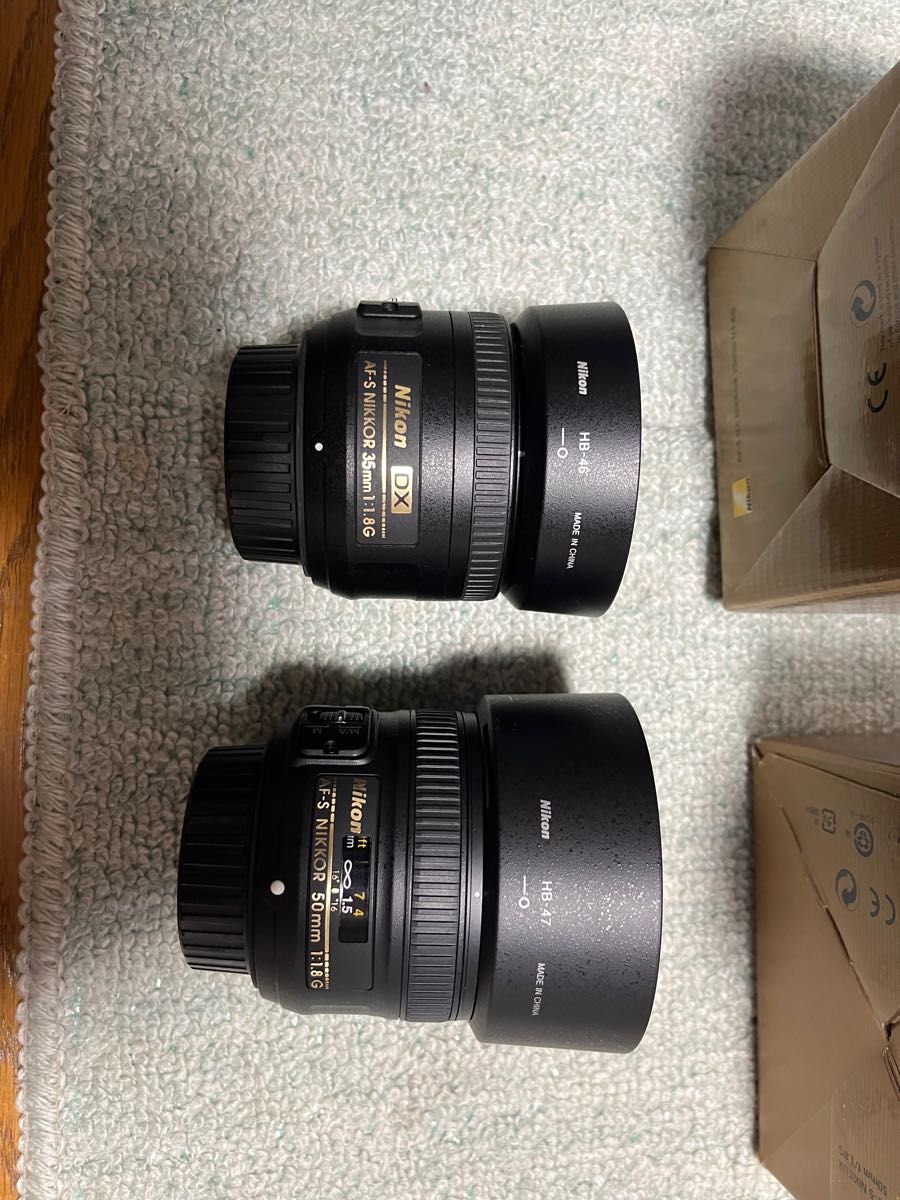 Nikon 単焦点 35mm 50mm f/1 8G セット|PayPayフリマ