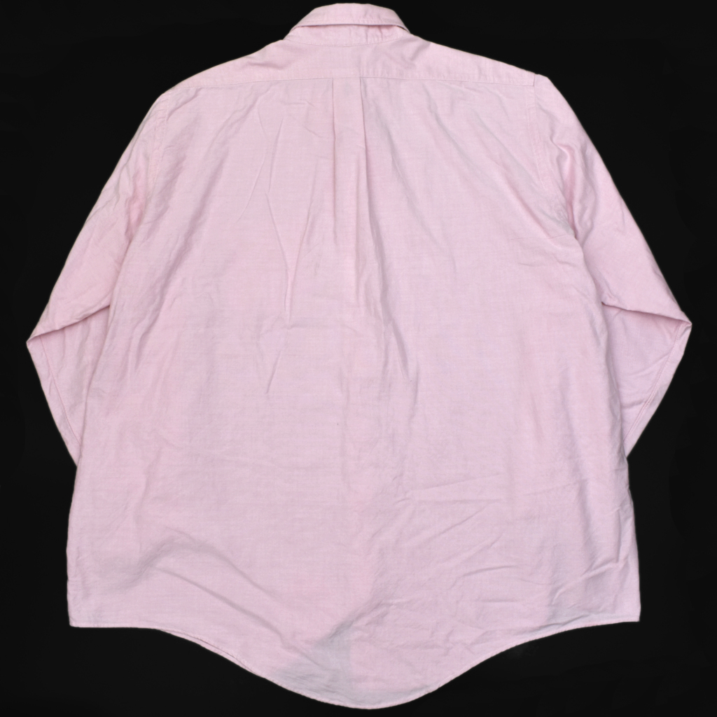 良品 希少 ビッグサイズ vintage Brooks Brothers ブルックスブラザーズ オックスフォード ポロカラー シャツ ピンク size.19-36 3XL～_画像4