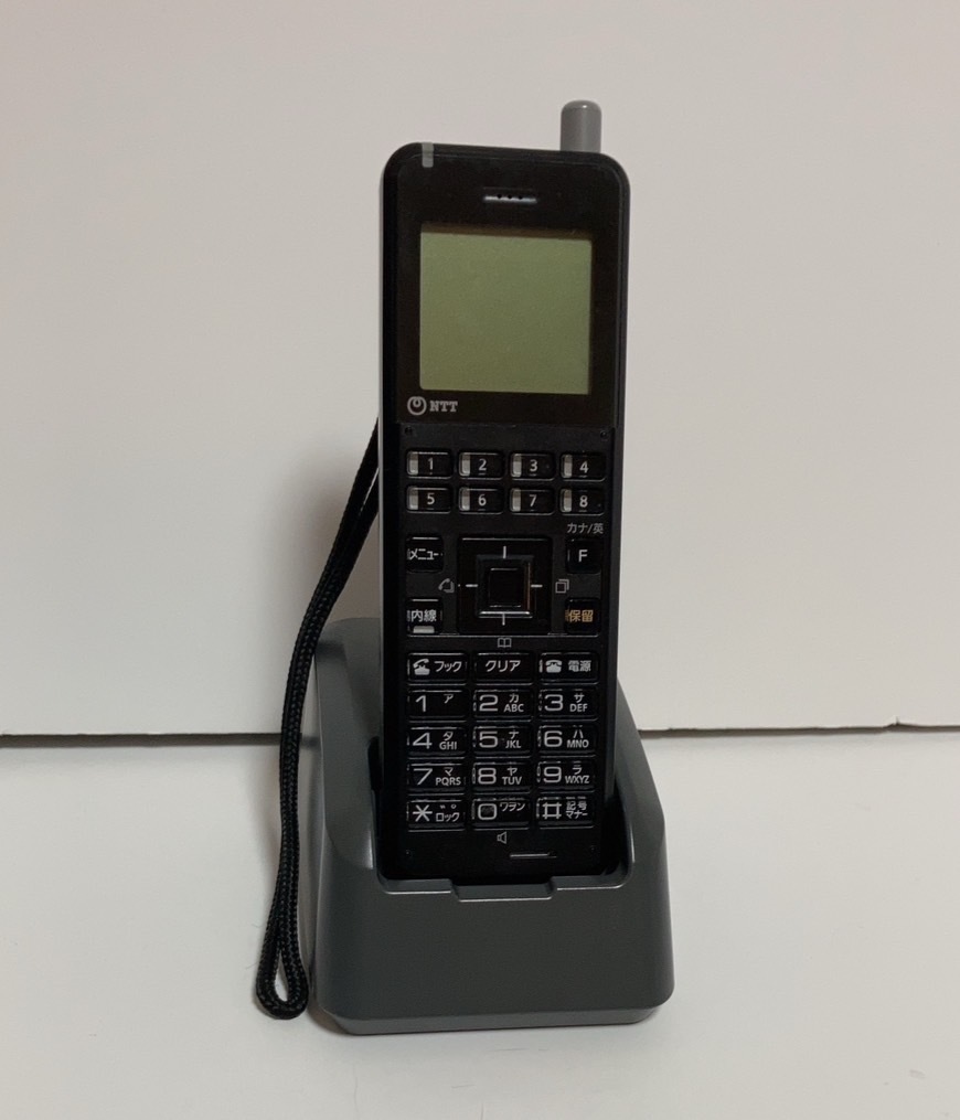 NTTαA1デジタルコードレス電話機　【 A1-DCL-PS-(1)(K) + A1-DECL-CS-(1) 】　2019年製_画像1