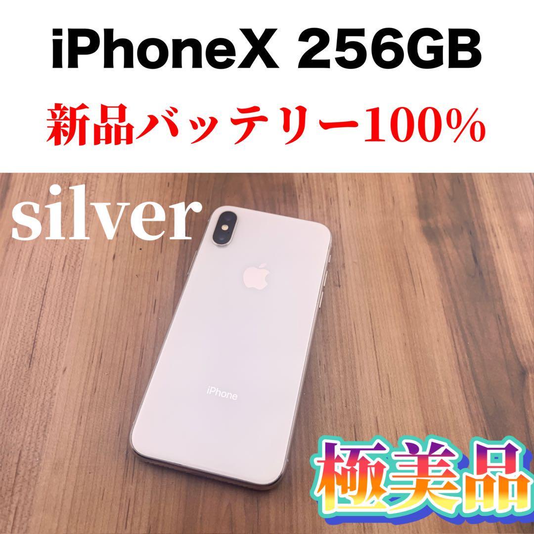 iPhone X Silver 256 GB SIMフリー-