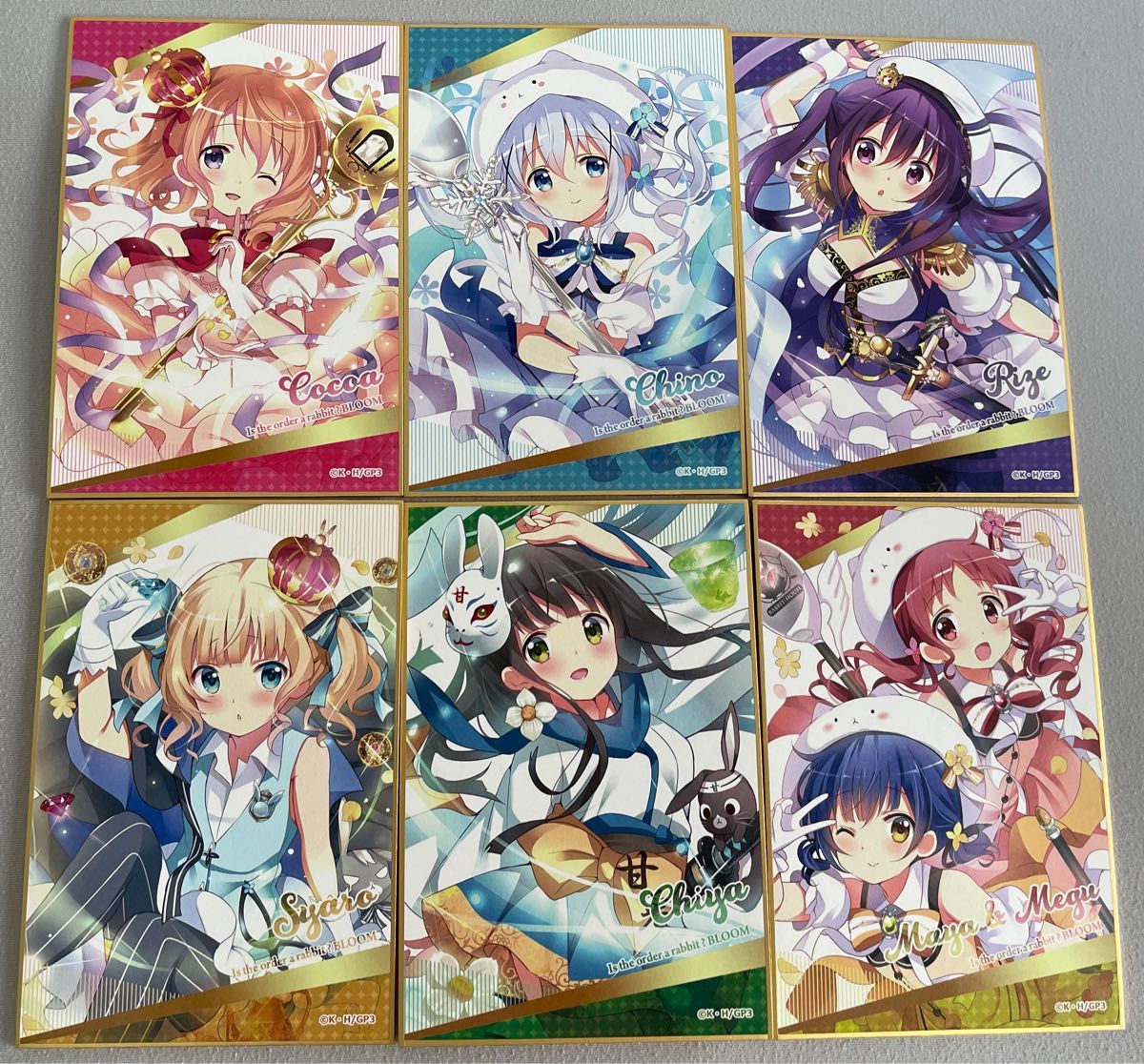 ご注文はうさぎですか きゃらっとくじ ミニ色紙|Yahoo!フリマ ご注文はうさぎですか きゃらっとくじ ミニ色紙|Yahoo!フリマ
