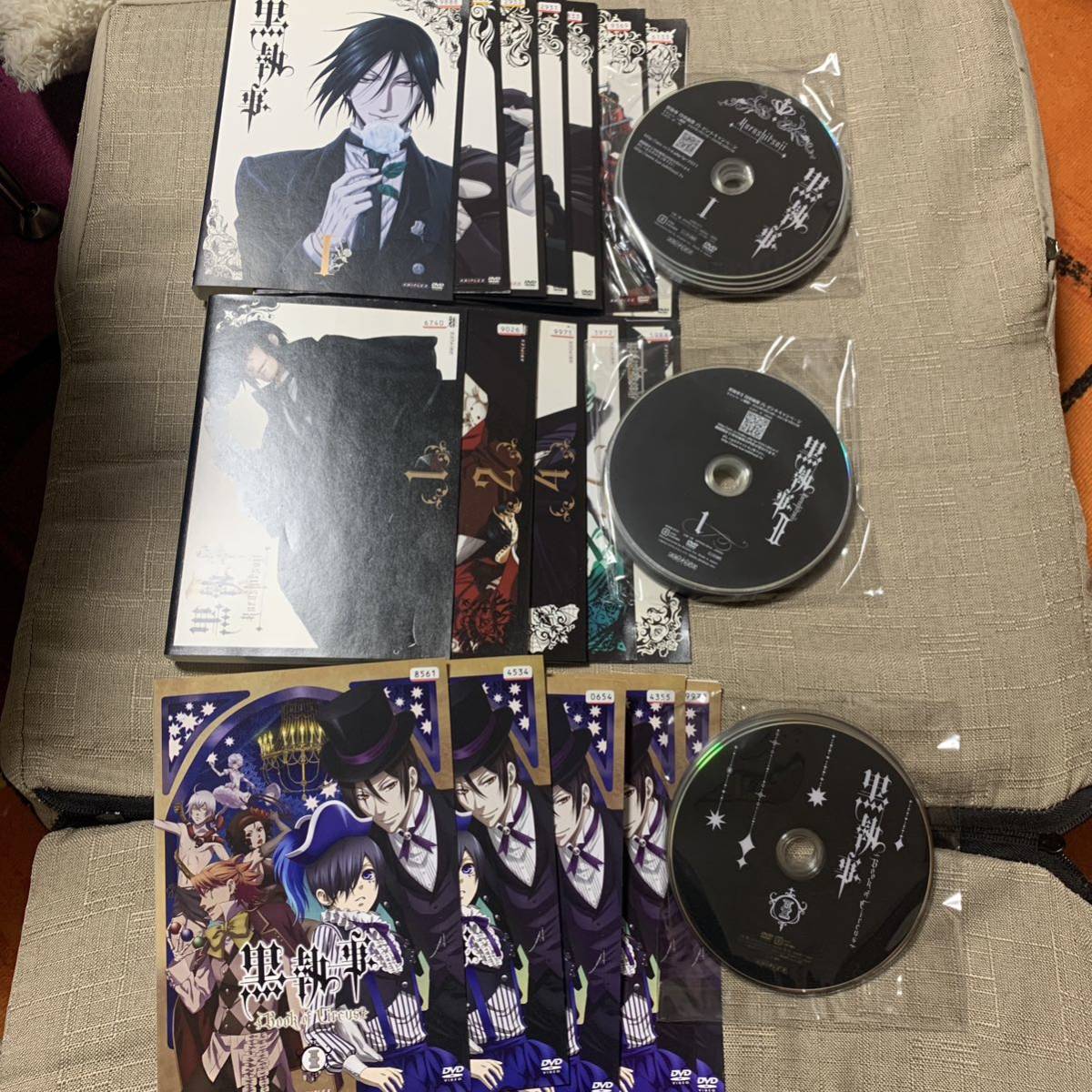 DVD 黒執事 1~3期 全23巻 セット_画像1