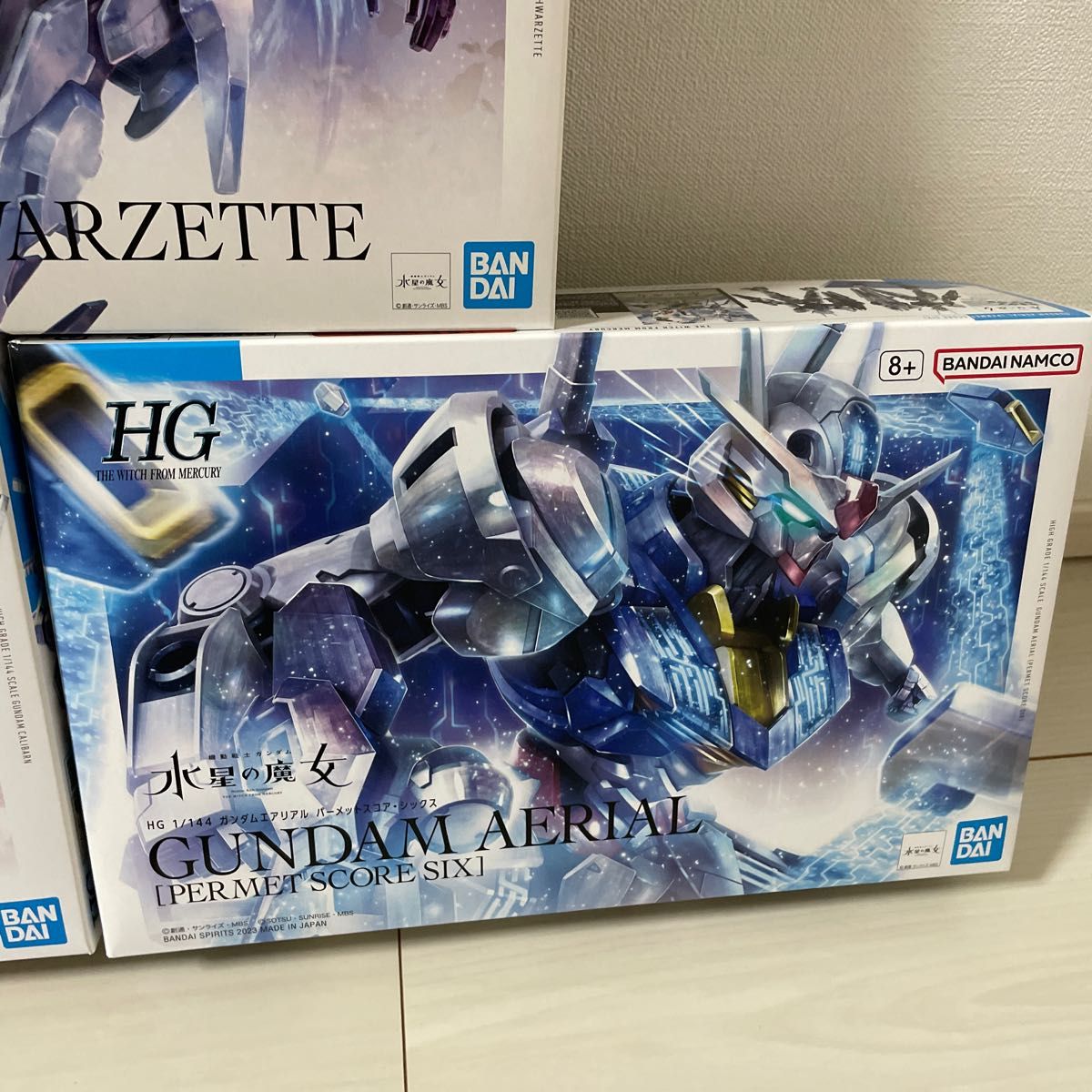 HG 1/144 ガンダムキャリバーン とガンダムシュバルゼッテ、エアリアル　パーメットスコア・シックスの3点セット　プラモデル 