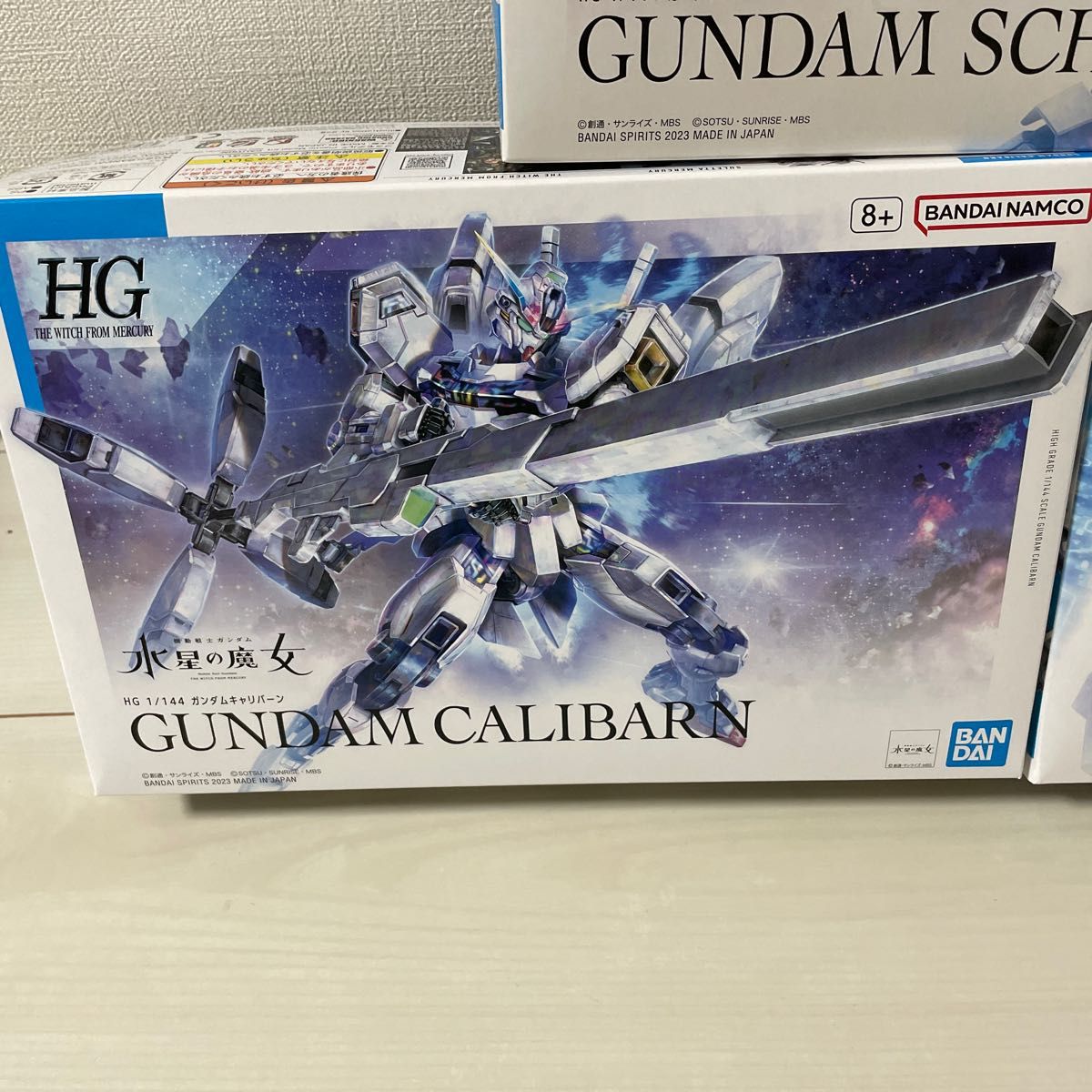 HG 1/144 ガンダムキャリバーン とガンダムシュバルゼッテ、エアリアル　パーメットスコア・シックスの3点セット　プラモデル 