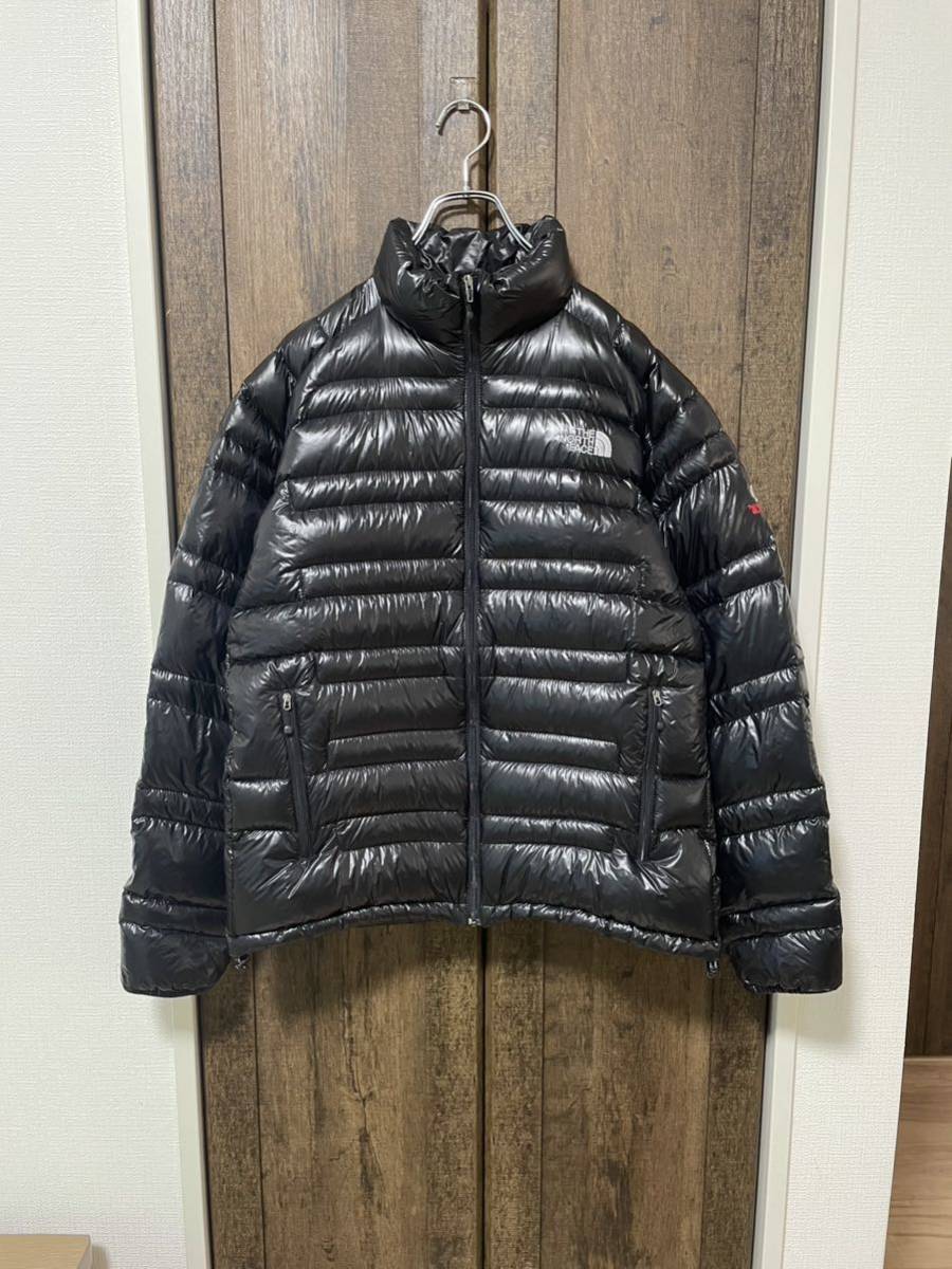 定価34,560円 即決 美品 THE NORTH FACE FLASH JACKET ノースフェイス フラッシュジャケット インナー ダウン 黒 XLサミットシリーズ_画像1